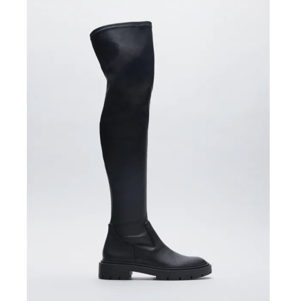 Zara Thigh High Over The Knee Boots